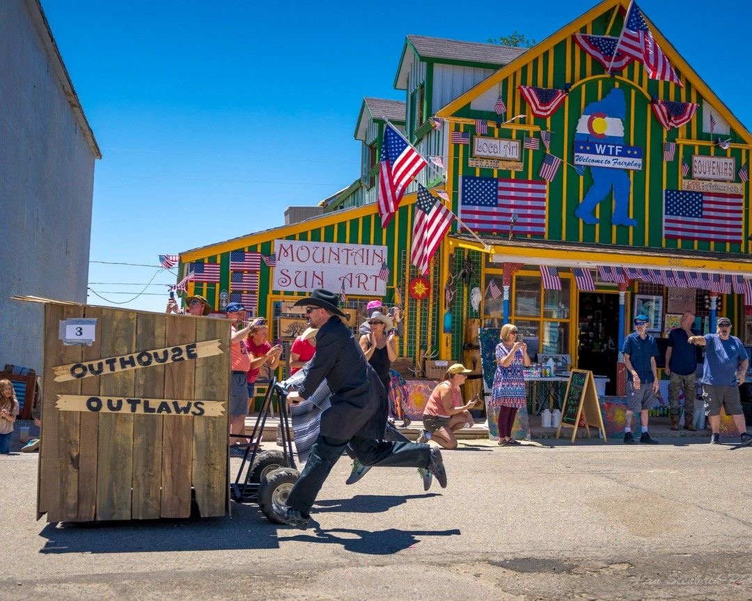 Burro Days festival in Fairplay Colorado, annual donkey race tradition